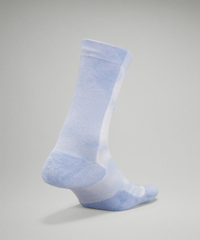 Lululemon Daily Stride Crew Sock Strumpor Accessories Blå Beige | HVXW-75032