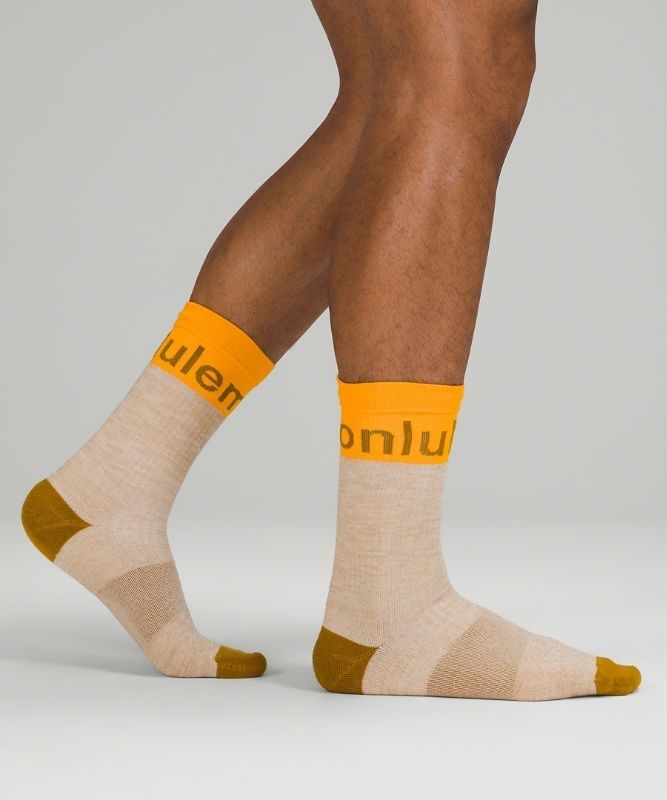 Lululemon Daily Stride Crew Sock Strumpor Accessories Clementine | UNWQ-91745