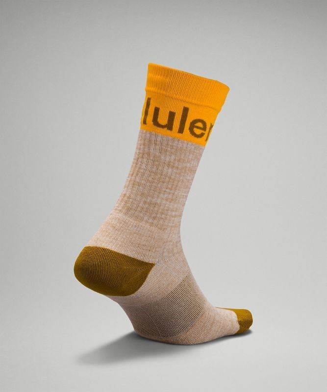 Lululemon Daily Stride Crew Sock Strumpor Accessories Clementine | UNWQ-91745