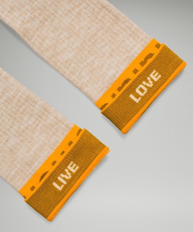 Lululemon Daily Stride Crew Sock Strumpor Accessories Clementine | UNWQ-91745