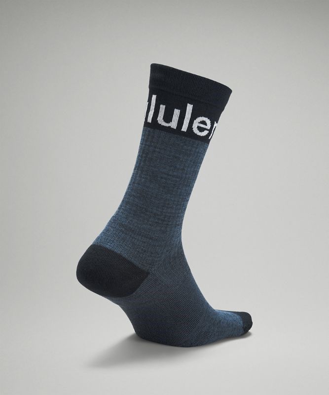 Lululemon Daily Stride Crew Sock Strumpor Accessories Blå | UIWZ-16235