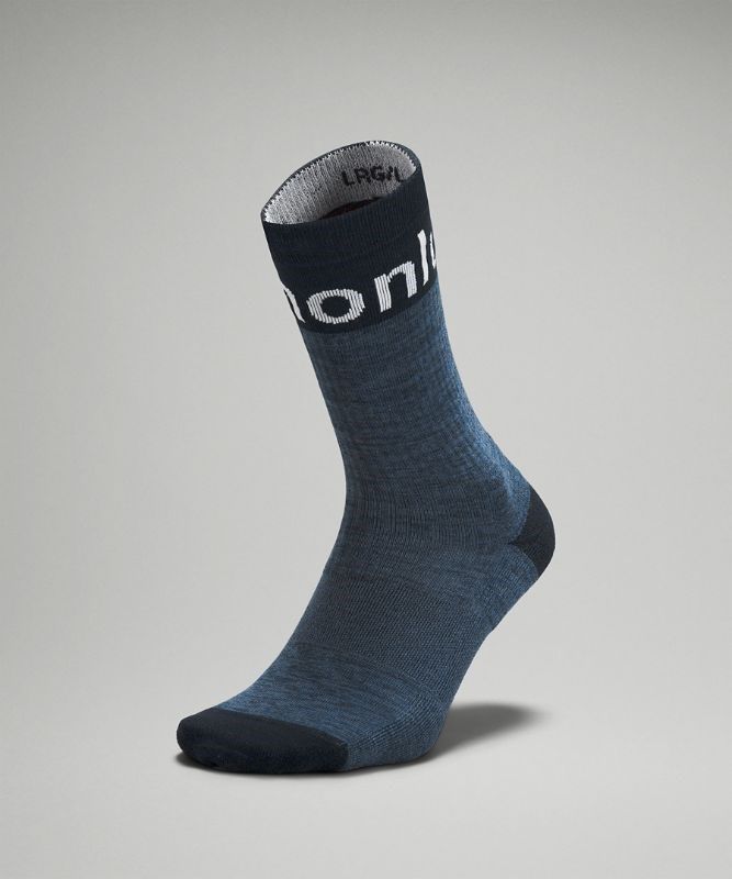 Lululemon Daily Stride Crew Sock Strumpor Accessories Blå | UIWZ-16235