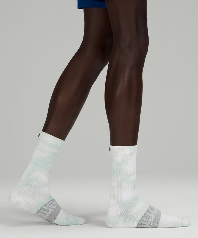 Lululemon Daily Stride Crew Sock Tie Dye Strumpor Accessories Beige | GSBM-26317
