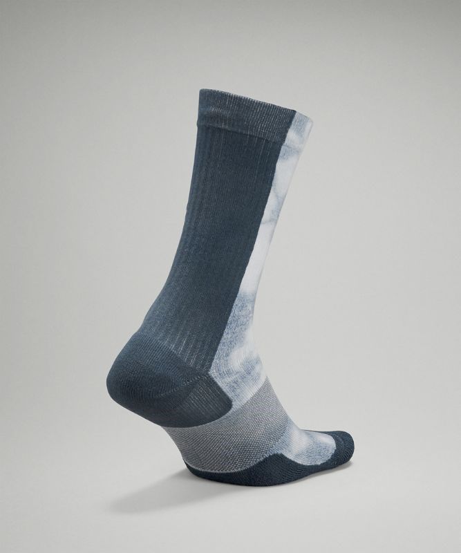 Lululemon Daily Stride Crew Sock Tie Dye Strumpor Accessories Blå | WXLN-35607