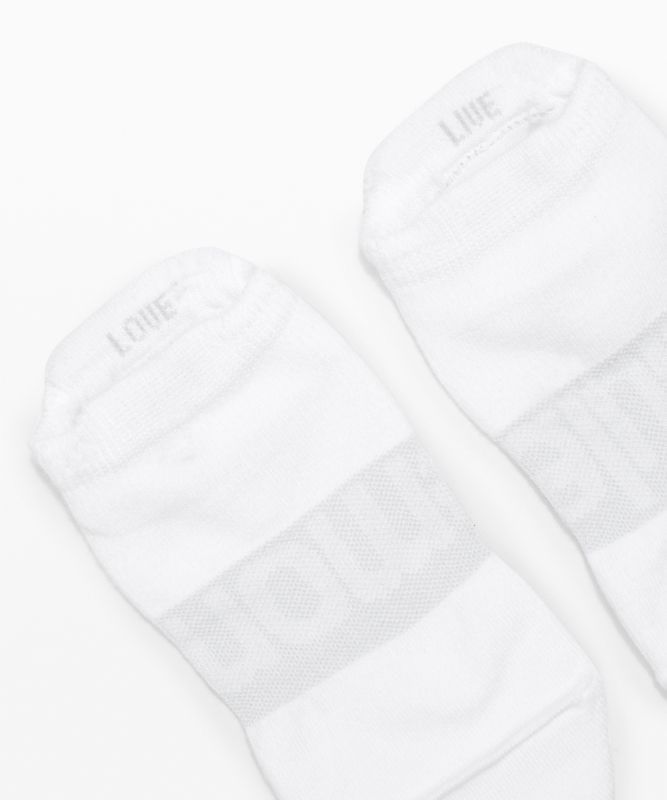 Lululemon Daily Stride Low-Ankle Sock 3 Pack Strumpor Accessories Vita Grå Svarta | DFZO-39871