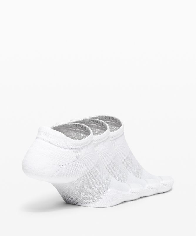 Lululemon Daily Stride Low-Ankle Sock 3 Pack Strumpor Accessories Vita | ADSI-15238
