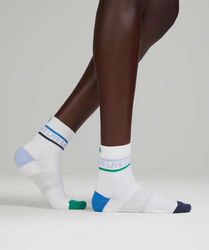 Lululemon Daily Stride Mid-Crew Sock Strumpor Accessories Turkos | PTNO-20658