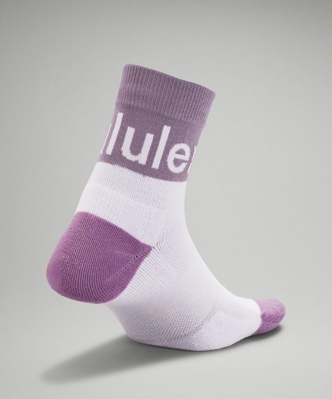 Lululemon Daily Stride Mid-Crew Sock Strumpor Accessories Lavendel | IVHS-90875