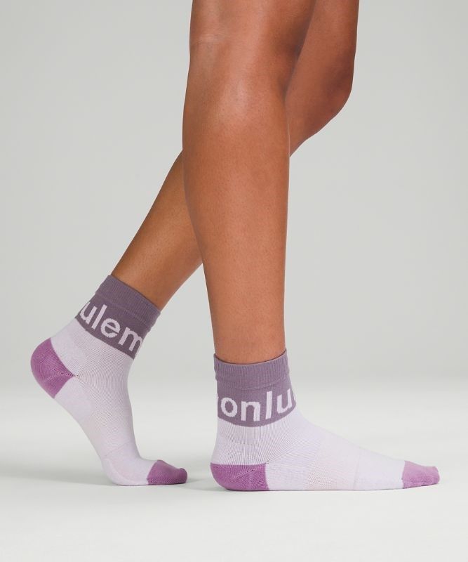 Lululemon Daily Stride Mid-Crew Sock Strumpor Accessories Lavendel | IVHS-90875