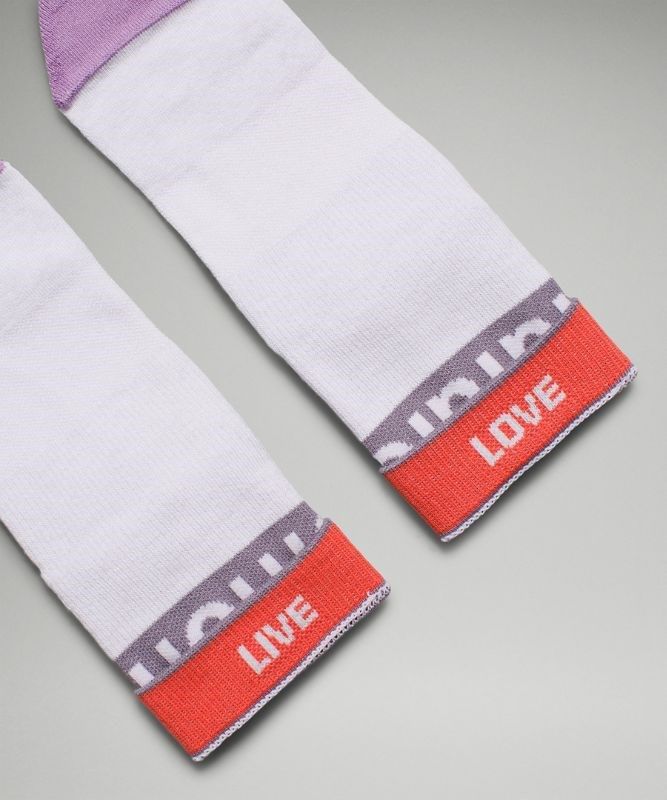 Lululemon Daily Stride Mid-Crew Sock Strumpor Accessories Lavendel | IVHS-90875