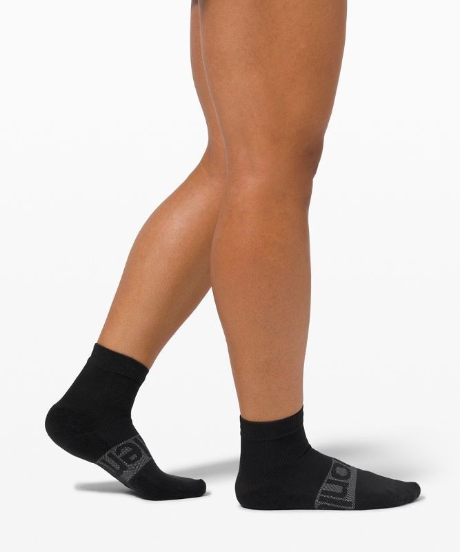 Lululemon Daily Stride Mid Crew Sock 3 Pack Strumpor Accessories Vita Grå Svarta | TENZ-84160
