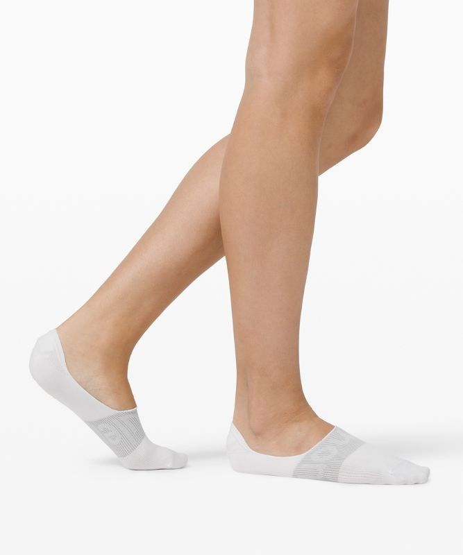 Lululemon Daily Stride No Show Sock 3 Pack Strumpor Accessories Vita Vita Vita | JDMX-16247