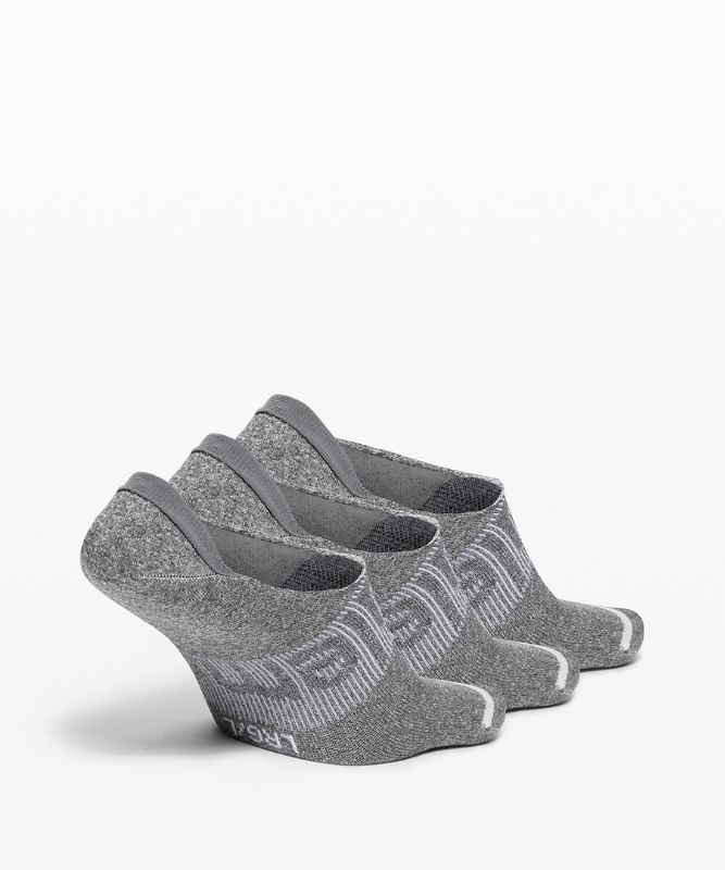 Lululemon Daily Stride No Show Sock 3 Pack Strumpor Accessories Mörkgrå | EJSC-31296