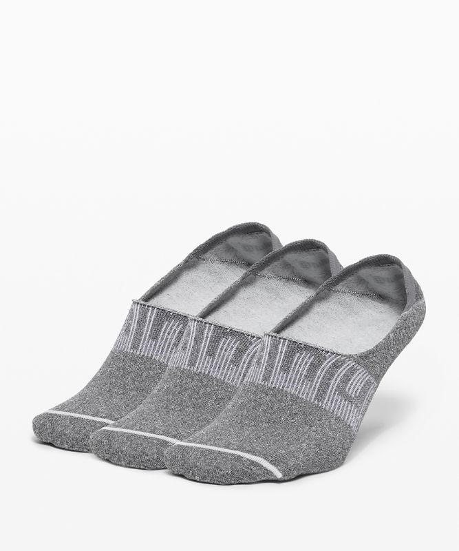 Lululemon Daily Stride No Show Sock 3 Pack Strumpor Accessories Mörkgrå | EJSC-31296