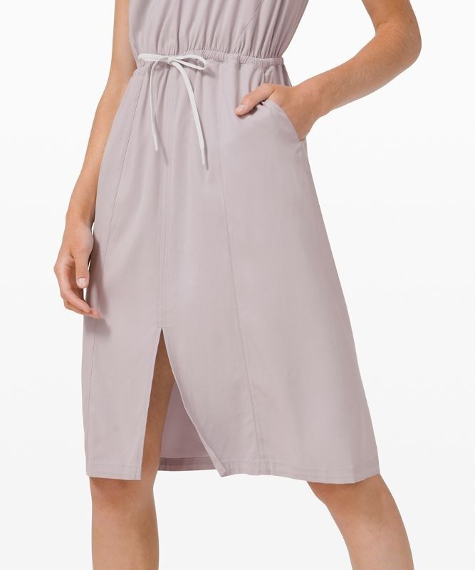Lululemon Day to Night Dress Klänning Dam Iced Iris | CWLV-69713