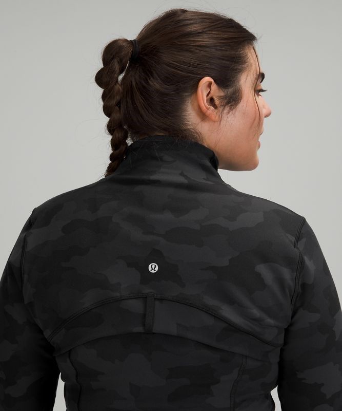 Lululemon Define Jacket Luon Hoodie Dam Camo Svarta Olika Färger | SLTN-78952