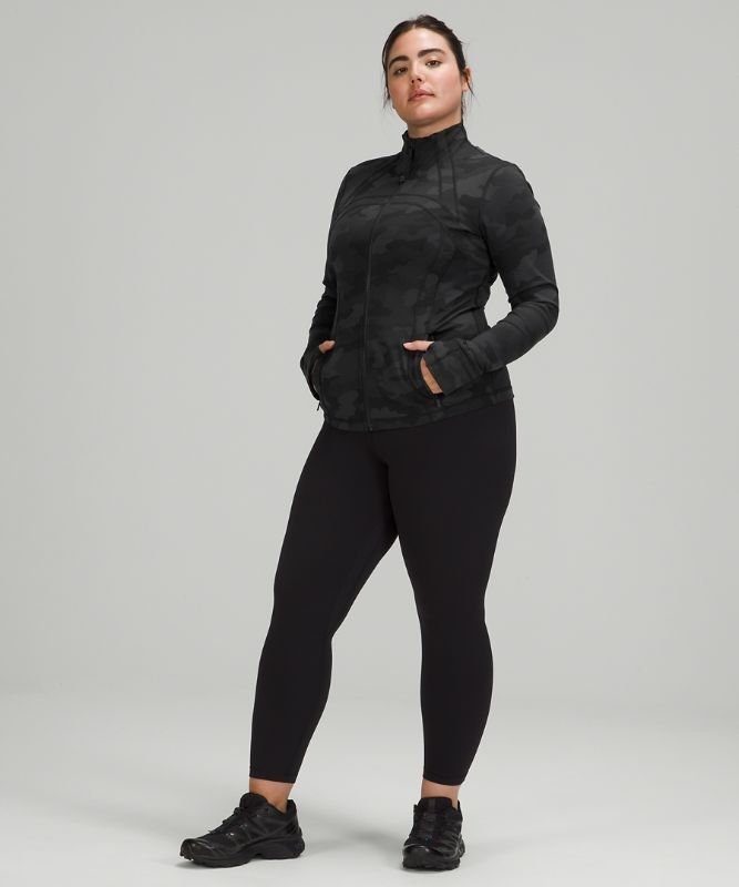 Lululemon Define Jacket Luon Hoodie Dam Camo Svarta Olika Färger | SLTN-78952