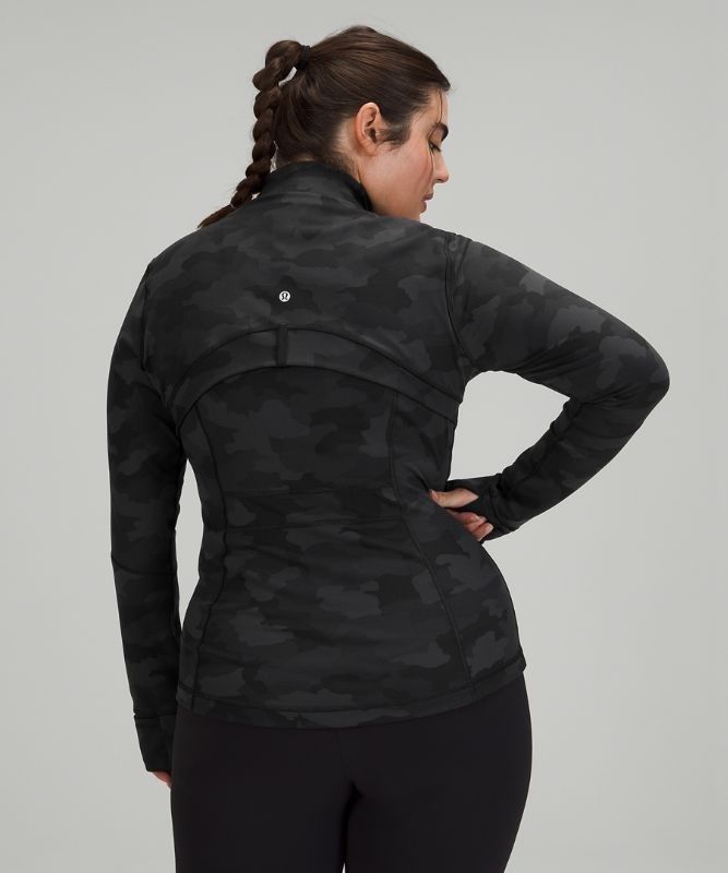 Lululemon Define Jacket Luon Hoodie Dam Camo Svarta Olika Färger | SLTN-78952