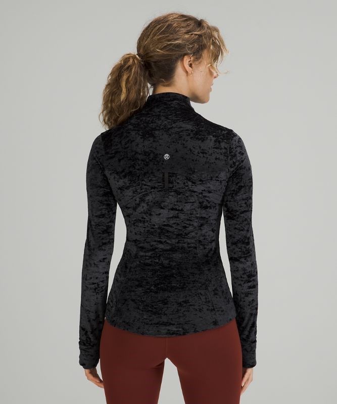 Lululemon Define Jacket Velour Hoodie Dam Svarta | VTZO-65490