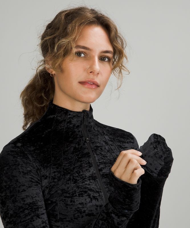 Lululemon Define Jacket Velour Hoodie Dam Svarta | VTZO-65490