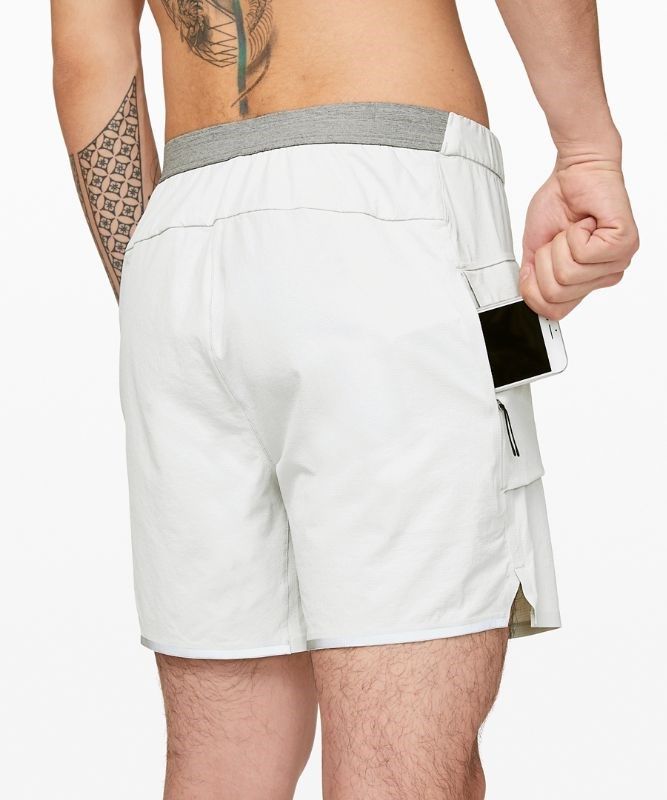 Lululemon Diffract Cargo Short Shorts Herr Vapor | MHOE-65741