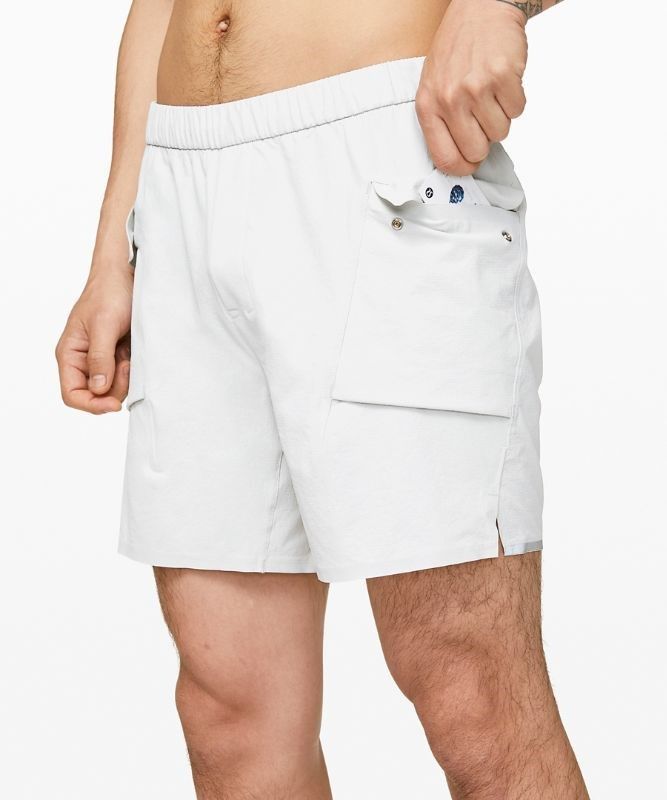 Lululemon Diffract Cargo Short Shorts Herr Vapor | MHOE-65741