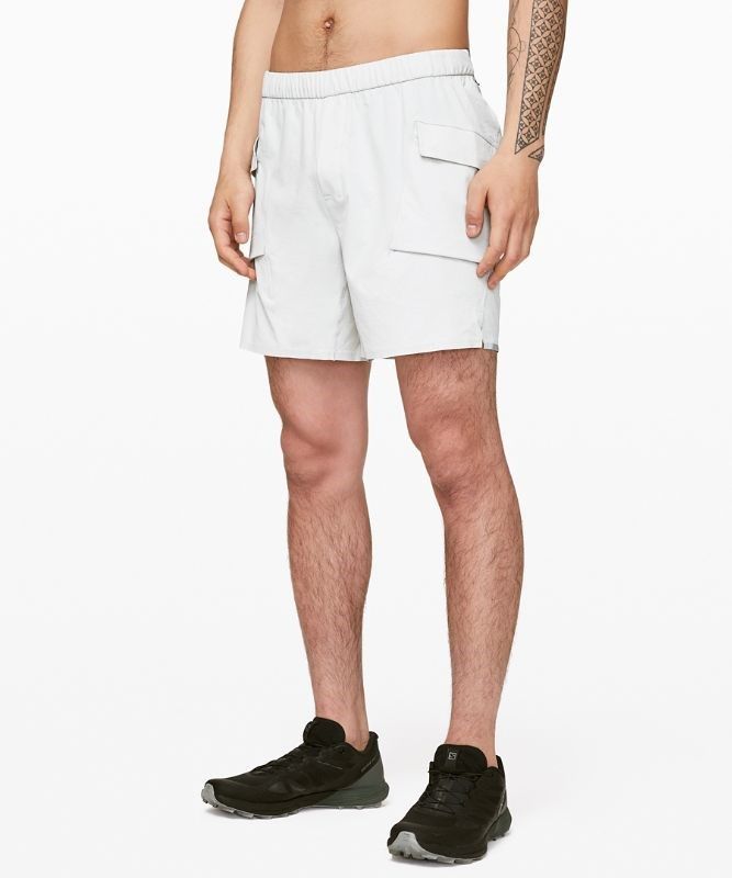 Lululemon Diffract Cargo Short Shorts Herr Vapor | MHOE-65741
