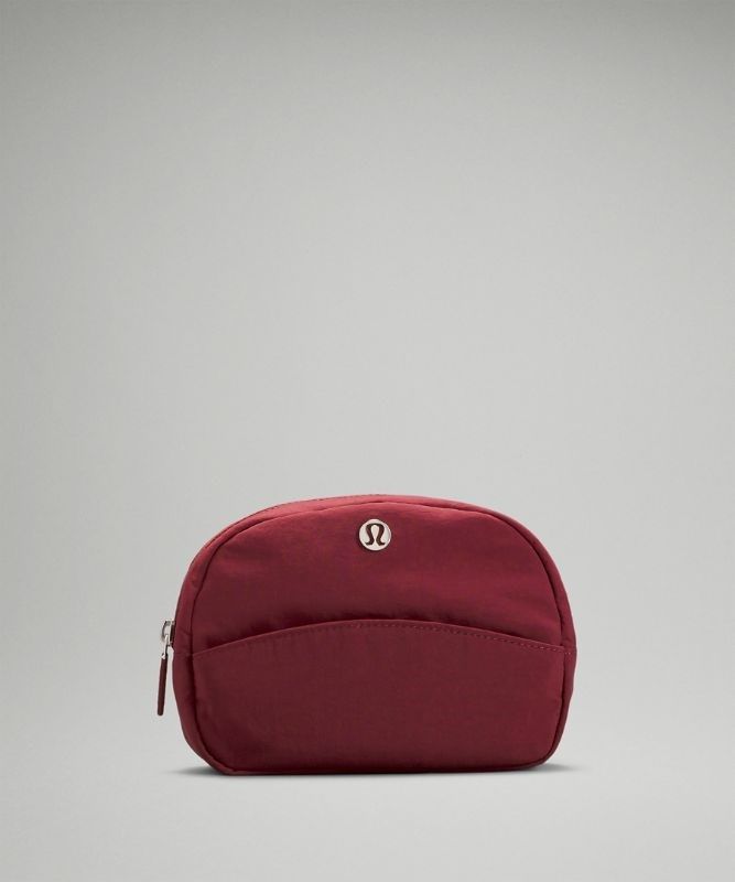 Lululemon Double-Zip Mini Pouch Väskor Accessories Vinröda | QBLS-30874