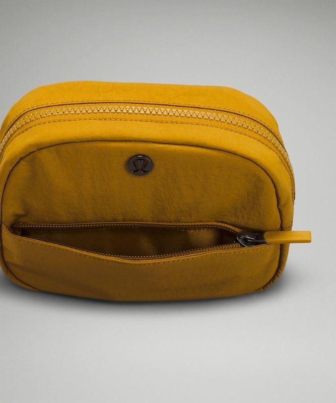 Lululemon Double-Zip Mini Pouch Väskor Accessories Guld Bruna | OSIU-20743