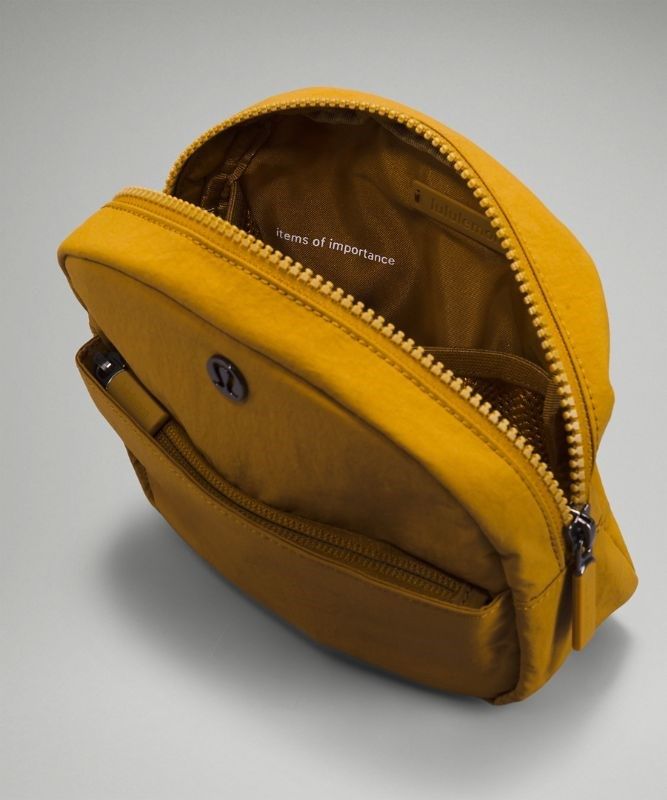 Lululemon Double-Zip Mini Pouch Väskor Accessories Guld Bruna | OSIU-20743