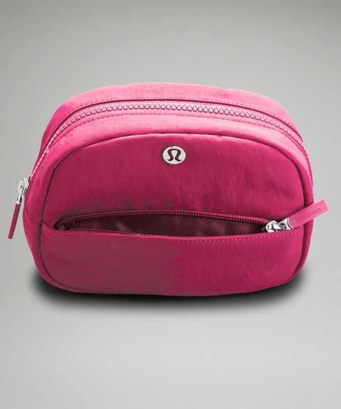 Lululemon Double-Zip Mini Pouch Väskor Accessories Rosa | AUIL-08945