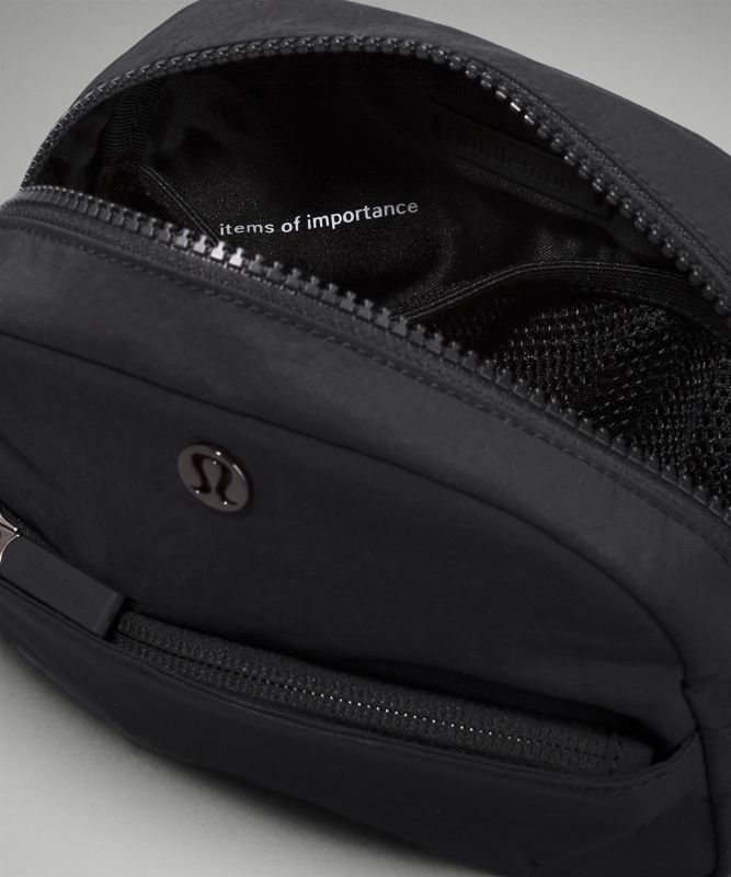 Lululemon Double-Zip Pouch Väskor Accessories Svarta | SJGE-48312