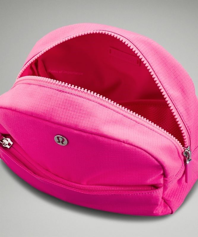 Lululemon Double-Zip Pouch Väskor Accessories Rosa Ljus | CPVU-86425