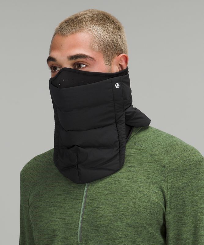Lululemon Down 2-in-1 Run Neck Warmer Halsduk Accessories Svarta | WDBC-61835