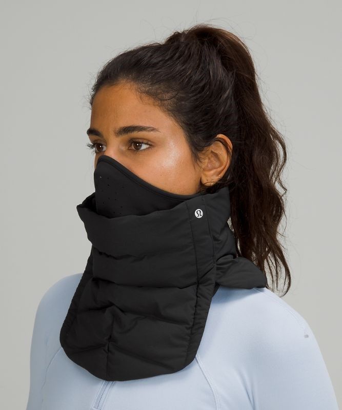 Lululemon Down 2-in-1 Run Neck Warmer Halsduk Accessories Svarta | WDBC-61835