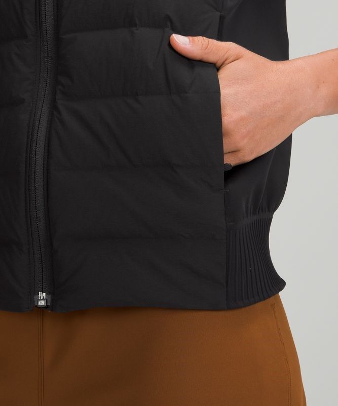 Lululemon Down and Around Vest Jackor Dam Svarta | GMQD-59614