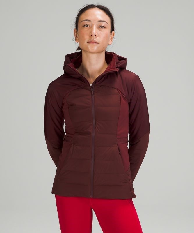 Lululemon Down for It All Jacket Jackor Dam Röda Vinröda | QEHO-71403