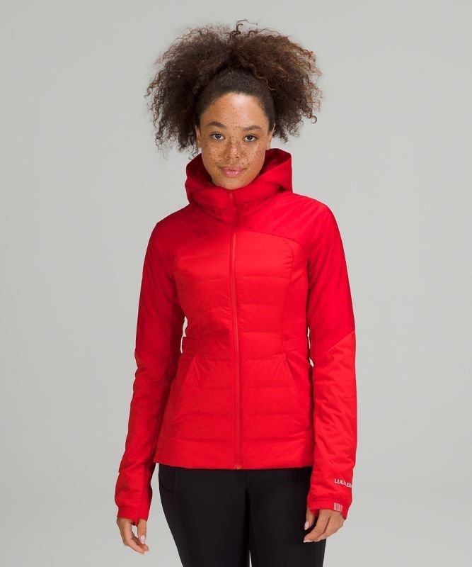 Lululemon Down for It All Jacket Jackor Dam Röda | KNEW-93648