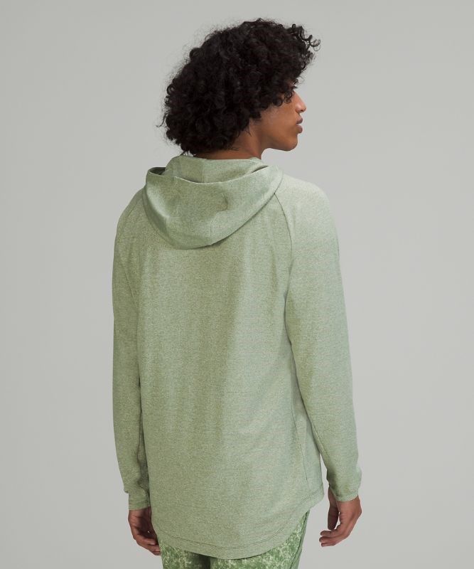 Lululemon Drysense Hoodie Blast Herr Gröna Vita | OURJ-07568