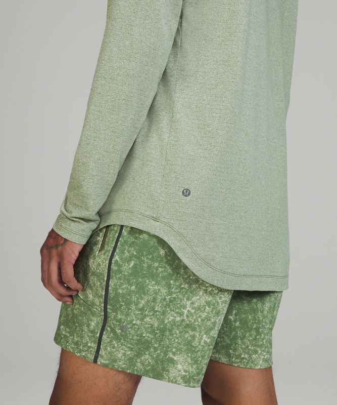 Lululemon Drysense Hoodie Blast Herr Gröna Vita | OURJ-07568