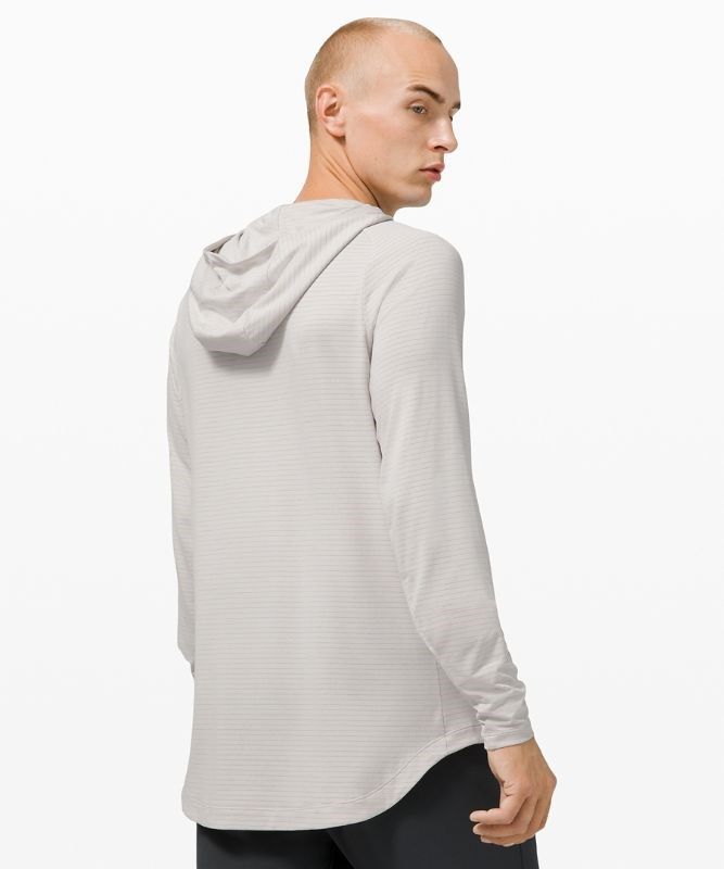 Lululemon Drysense Hoodie Hoodie Herr Heathered Vapor | AXDY-81735