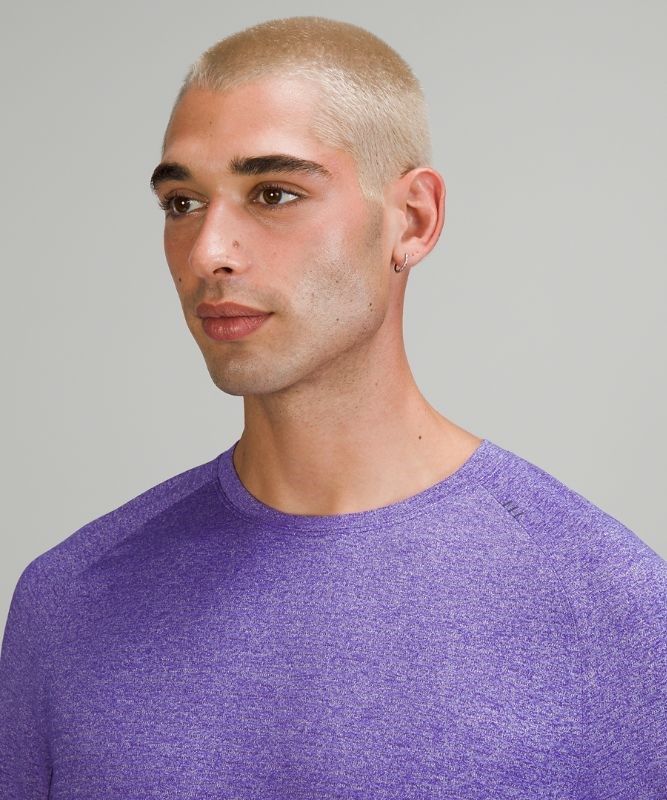 Lululemon Drysense Long Sleeve Blast Herr Lila Vita | SRQU-84930
