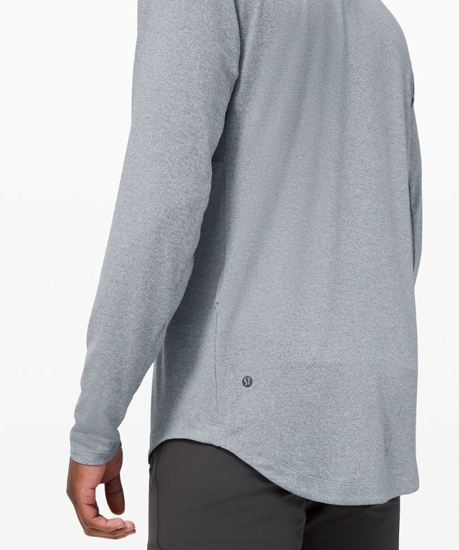 Lululemon Drysense Long Sleeve Blast Herr Vita | WJYA-71349