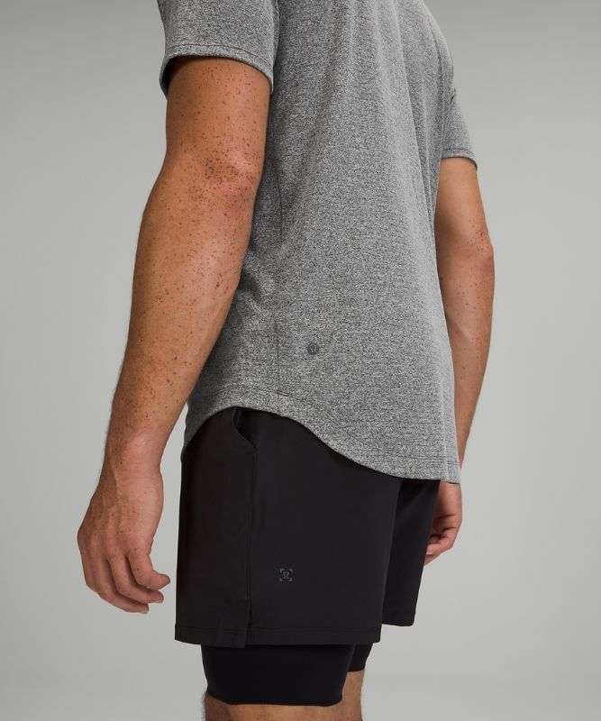 Lululemon Drysense Short Sleeve Blast Herr Svarta | YSVZ-40718