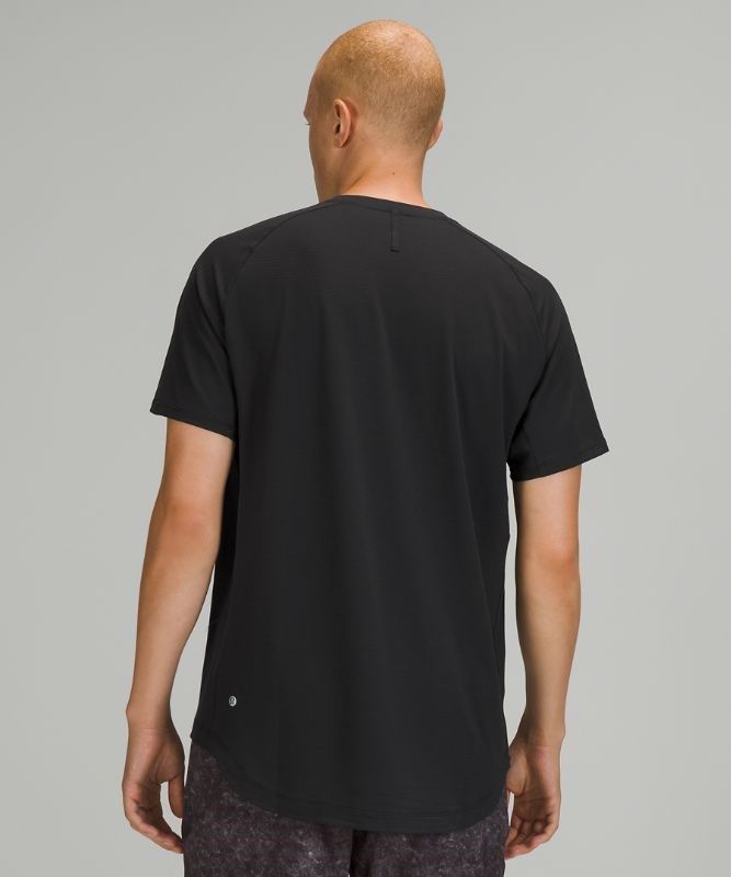 Lululemon Drysense Short Sleeve Blast Herr Svarta | LGOX-19053