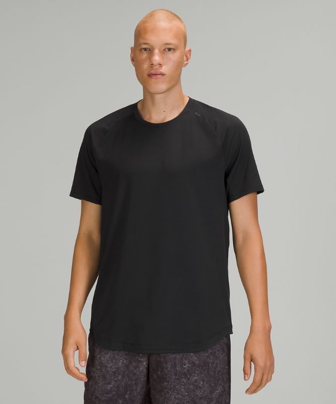 Lululemon Drysense Short Sleeve Blast Herr Svarta | LGOX-19053