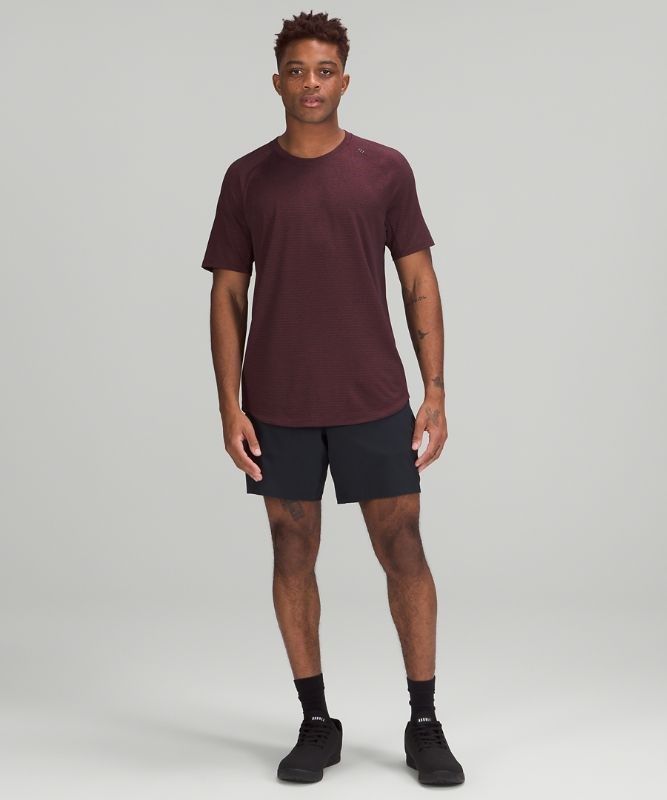 Lululemon Drysense Short Sleeve Blast Herr Svarta | GVWZ-69428