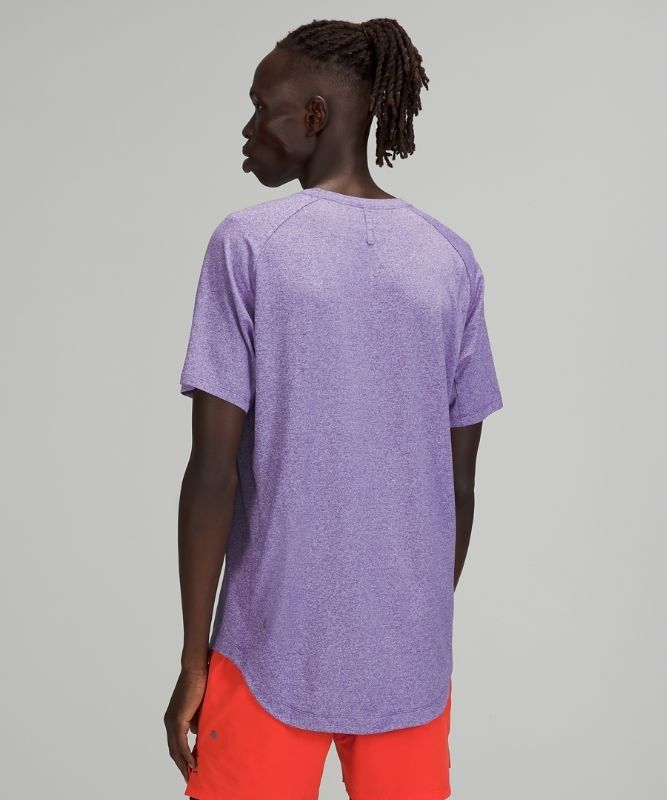 Lululemon Drysense Training Short Sleeve Shirt Blast Herr Lila Vita | SQAC-02396