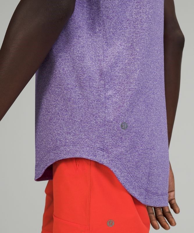 Lululemon Drysense Training Short Sleeve Shirt Blast Herr Lila Vita | SQAC-02396