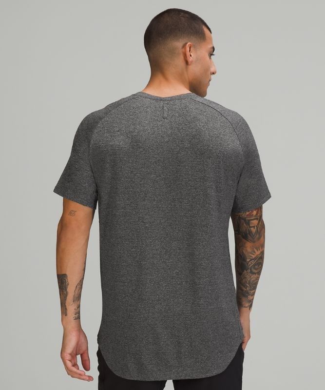 Lululemon Drysense Training Short Sleeve Shirt Blast Herr Svarta Grå | WTZR-27608